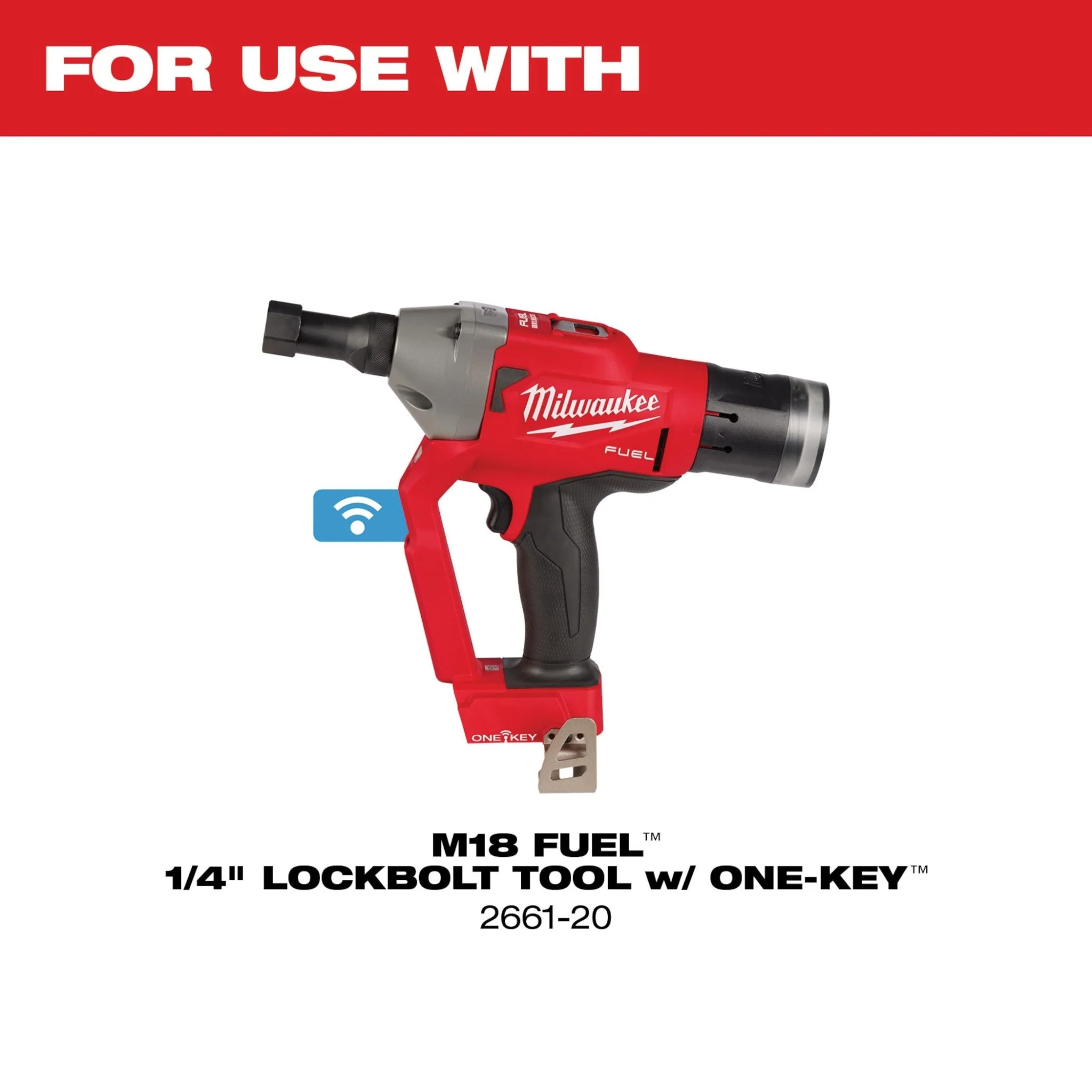 Milwaukee 49-16-2661R M18 FUEL™ 1/4" Lockbolt to Blind Rivet Tool Conversion Kit - Image 3