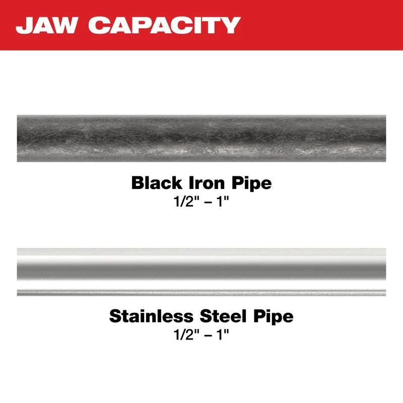 Milwaukee 49-16-2696 Black Iron Press 1/2in - 1in Kit - Image 3
