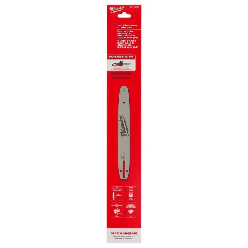 Milwaukee 49-16-2756 14in Chainsaw Guide Bar (For 2727-20C Model) - Image 2