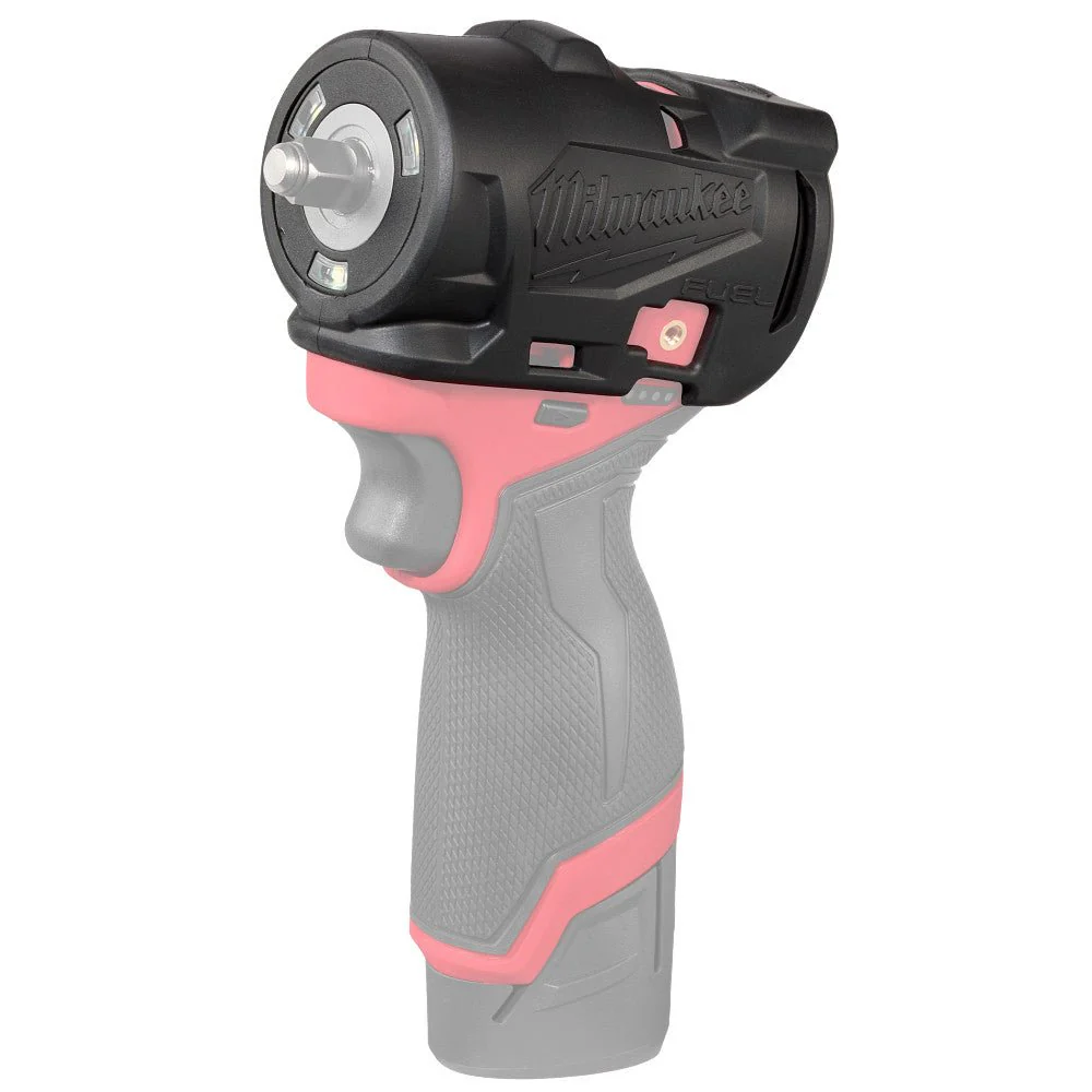 Milwaukee 49-16-3049 M12 FUEL™ 1/4" & 3/8" Subcompact Impact Wrench w/ Friction Ring Protective Boot - Image 2