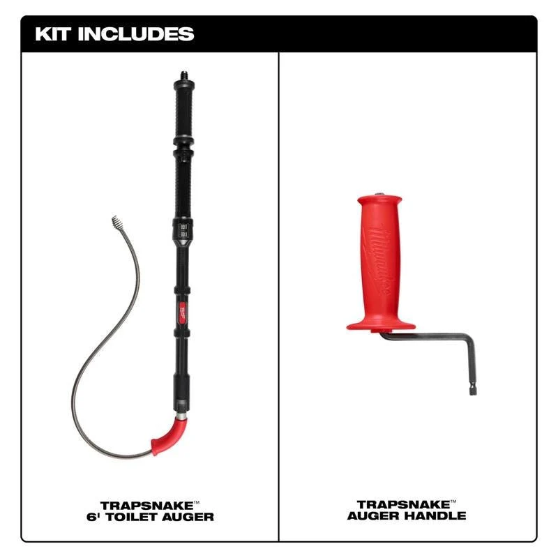 Milwaukee 49-16-3576 TRAPSNAKE 6ft Toilet Auger - Image 5