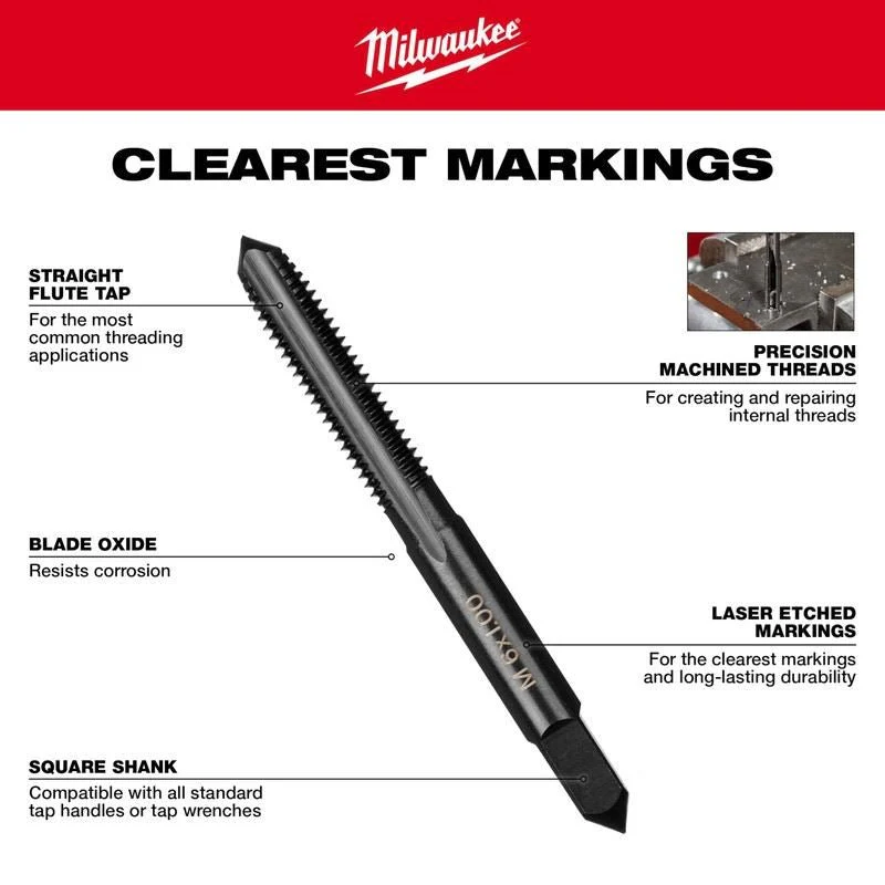 Milwaukee 49-22-5600 17PC SAE Tap and Die Set - Image 11