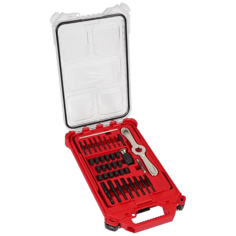 Milwaukee 49-22-5604 38PC SAE Tap and Die PACKOUT Set w/ Hex-LOK 2-in-1 Handle - Image 3