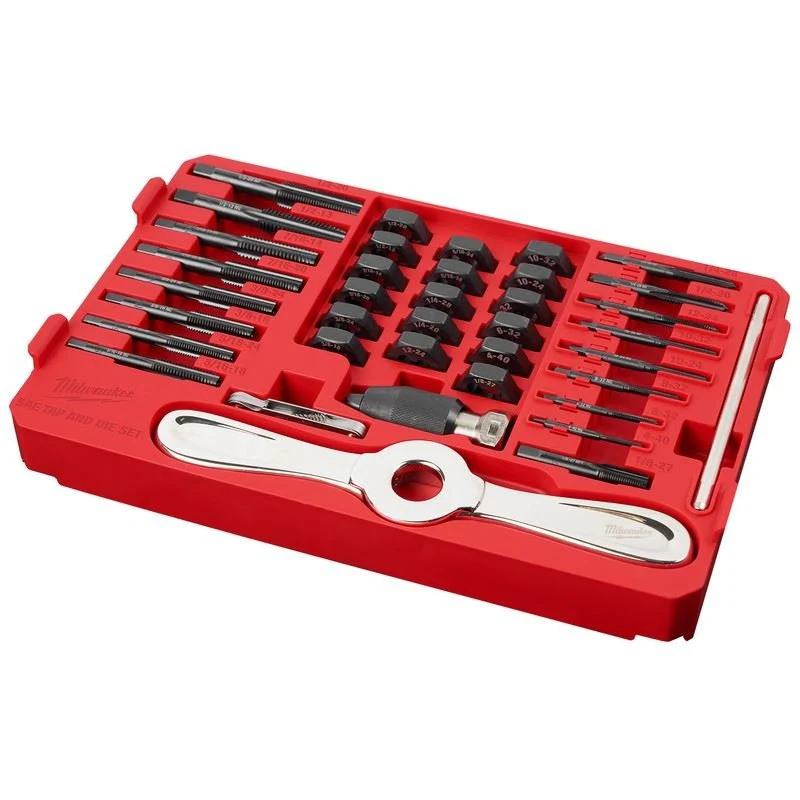 Milwaukee 49-22-5604 38PC SAE Tap and Die PACKOUT Set w/ Hex-LOK 2-in-1 Handle - Image 5
