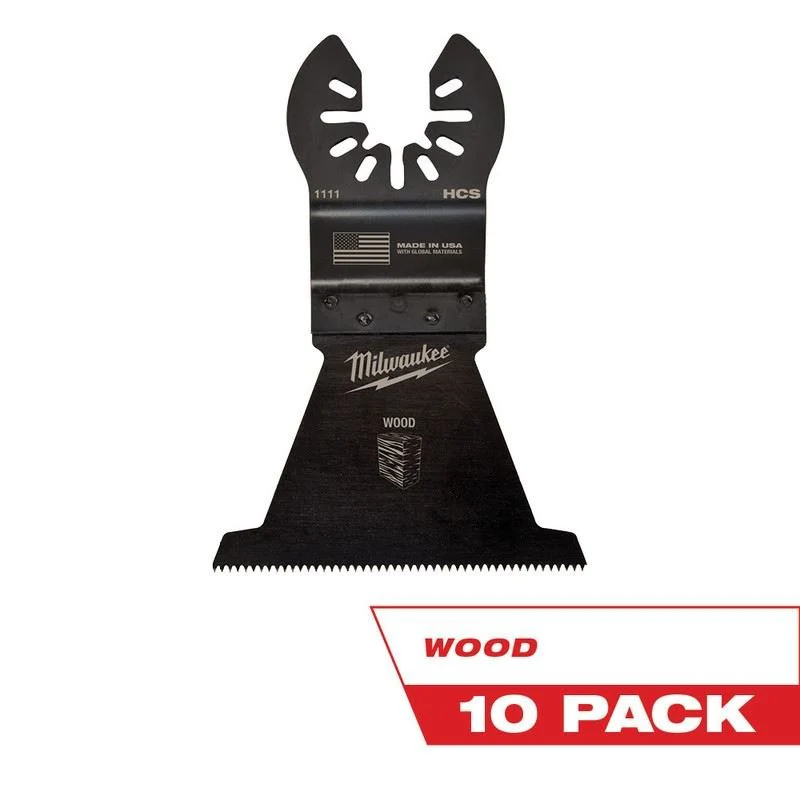 Milwaukee 49-25-1119 OPEN-LOK 2-1/2 in Hcs Wood Blades 10 Pk - Image 2