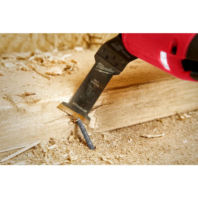 Milwaukee 49-25-1231 OPEN-LOK 1-3/8 in Titanium Enhanced Bi-Metal Multi-Material Blade 1 Pk - Image 5