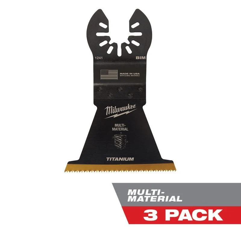 Milwaukee 49-25-1243 OPEN-LOK 2-1/2 in Titanium Enhanced Bi-Metal Multi-Material Blades 3 Pk - Image 2