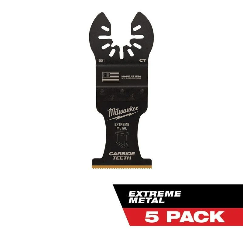 Milwaukee 49-25-1505 OPEN-LOK 1-3/8 in Titanium Enhanced Carbide Teeth Metal Blade 5 Pk - Image 2