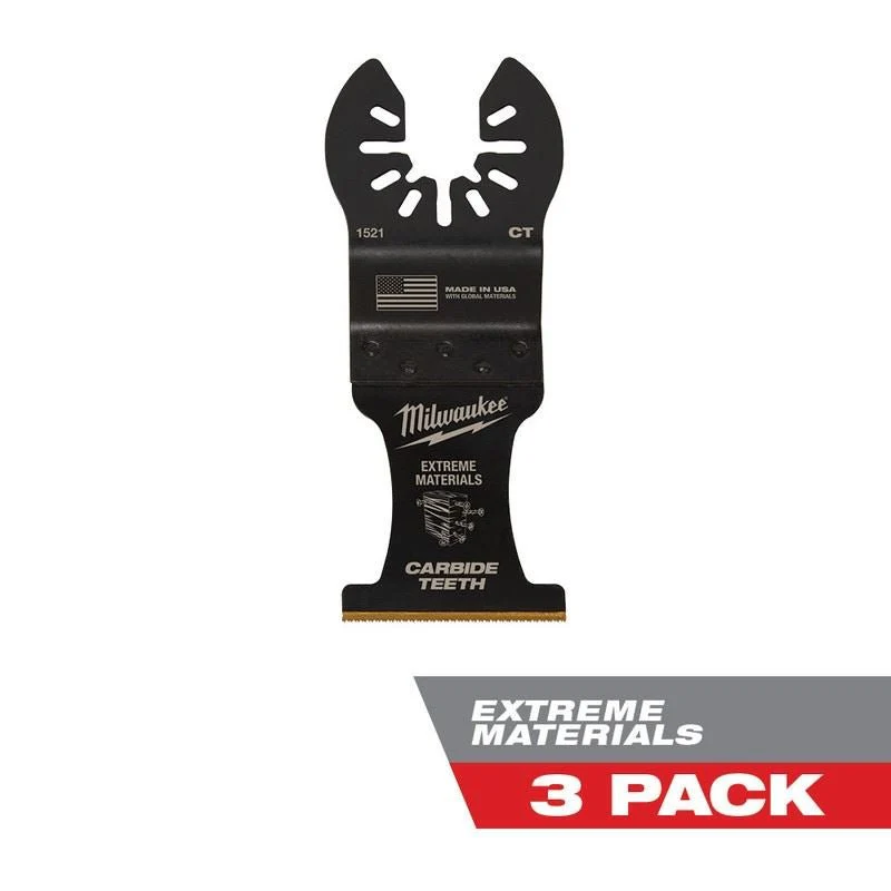 Milwaukee 49-25-1523 OPEN-LOK 1-3/8 in Titanium Enhanced Carbide Teeth Multi-Material Blade 3 Pk - Image 2