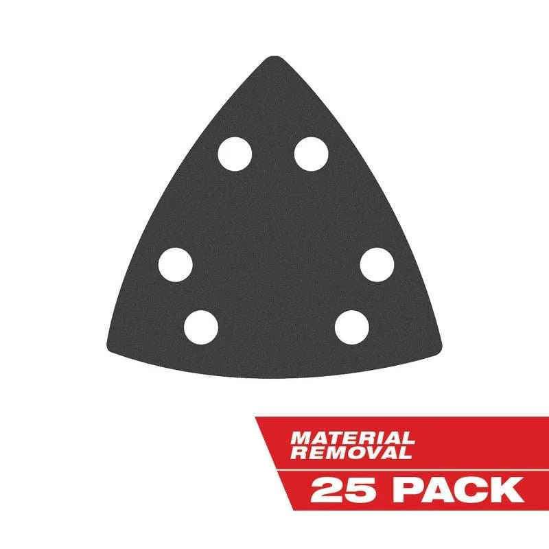 Milwaukee 49-25-2025 OPEN-LOK 3-1/2 in Triangle Sandpaper Variety Pack 25pc - Image 3