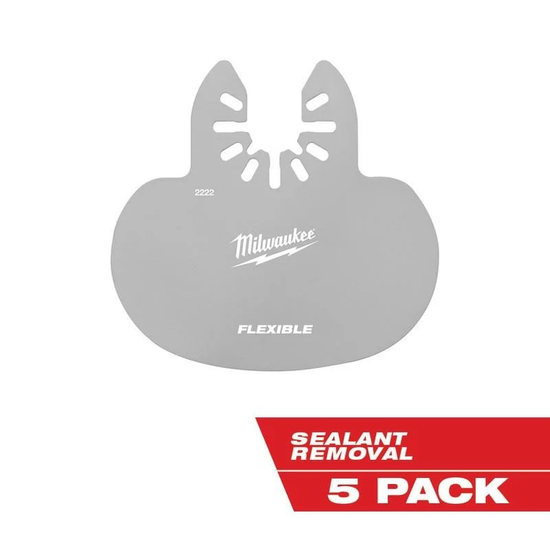 Milwaukee 49-25-2222 OPEN-LOK Mushroom Sealant Scraper Blade 5 Pk - Image 5