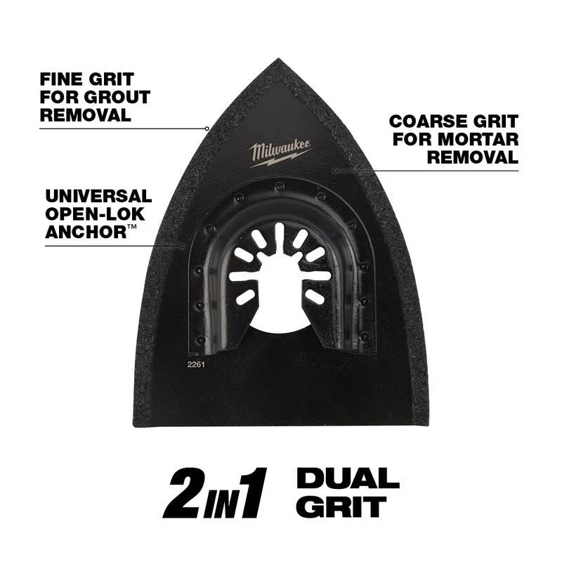 Milwaukee 49-25-2261 OPEN-LOK 2-in-1 Hybrid Carbide Grit Blade 1 Pk - Image 7