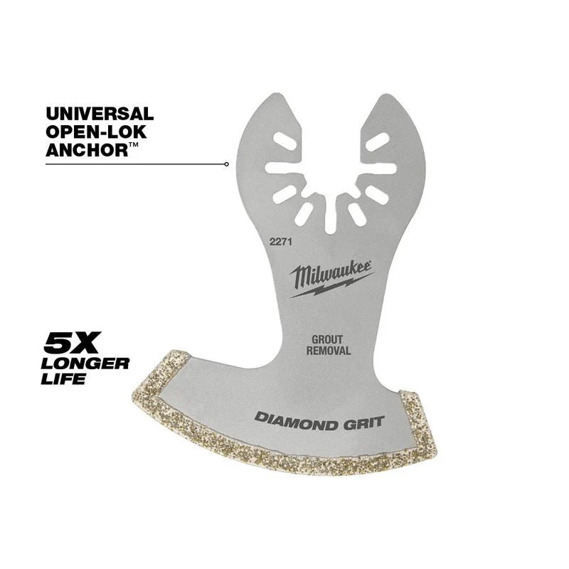 Milwaukee 49-25-2271 OPEN-LOK Diamond Grit Boot Blade 1 Pk - Image 6