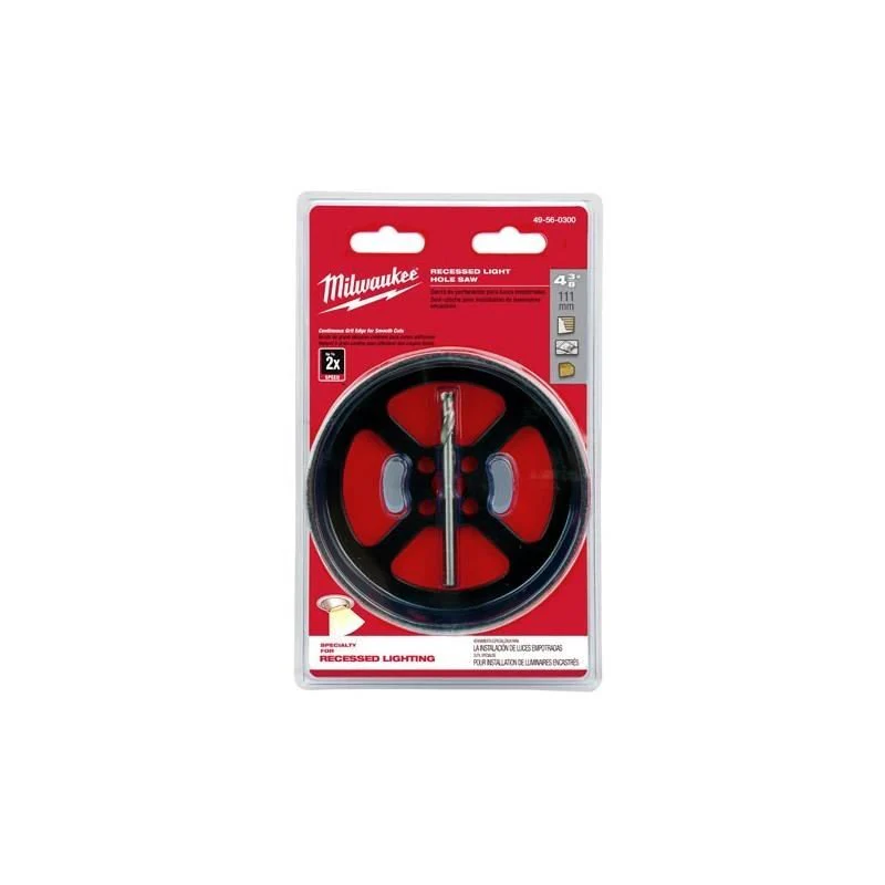 Milwaukee 49-56-0303 5-3/8"" Recessed Light Hole Saw - Image 2