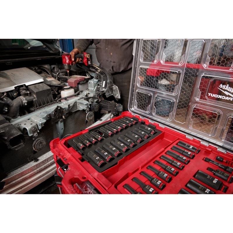 Milwaukee 49-66-6805 SHOCKWAVE Impact Duty Socket 3/8in Dr 36PC PACKOUT Set - Image 3