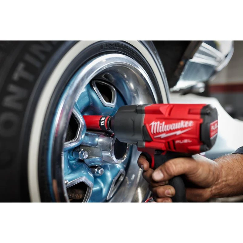 Milwaukee 49-66-7831 SHOCKWAVE 1/2 Drive SAE and Metric 5PC Lug Nut Wheel Socket Set - Image 9