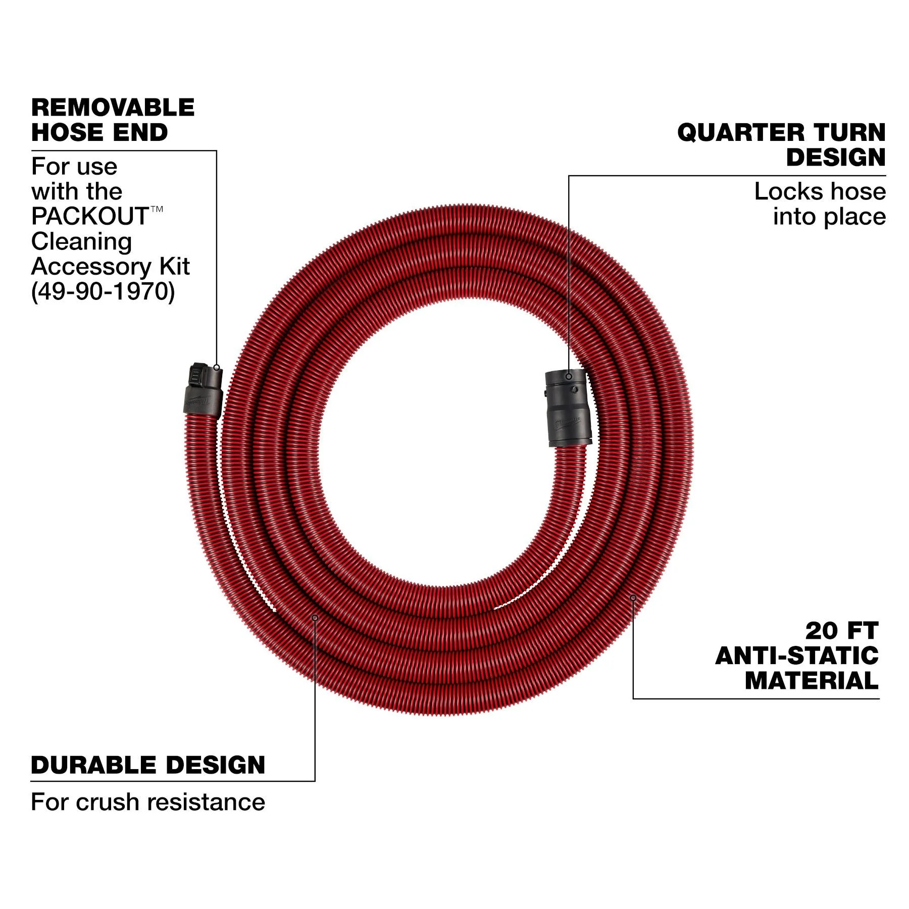Milwaukee 49-90-1971 20' Accessory Hose - Image 2