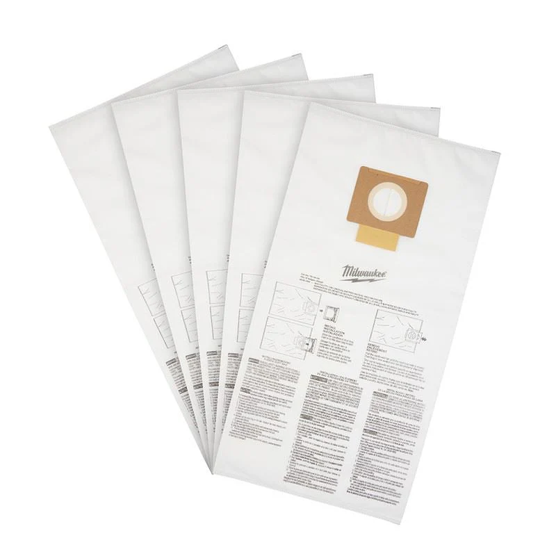 Milwaukee 49-90-1989 Fleece Dust Bags (5PK) - 9 Gallon - Image 2