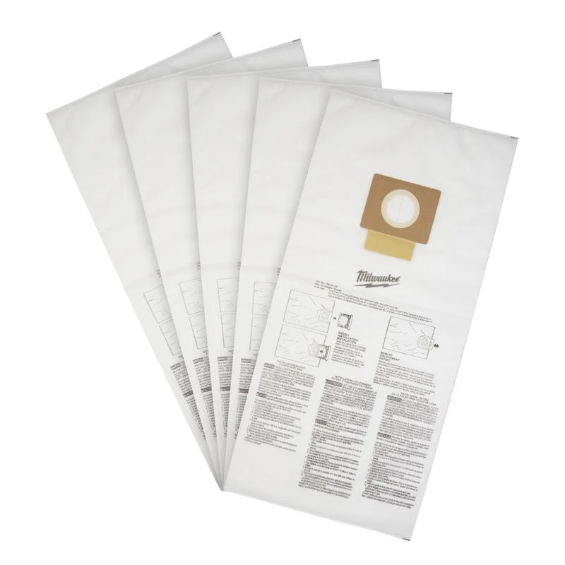 Milwaukee 49-90-1999 Fleece Dust Bags (5PK) - 12 Gallon - Image 2