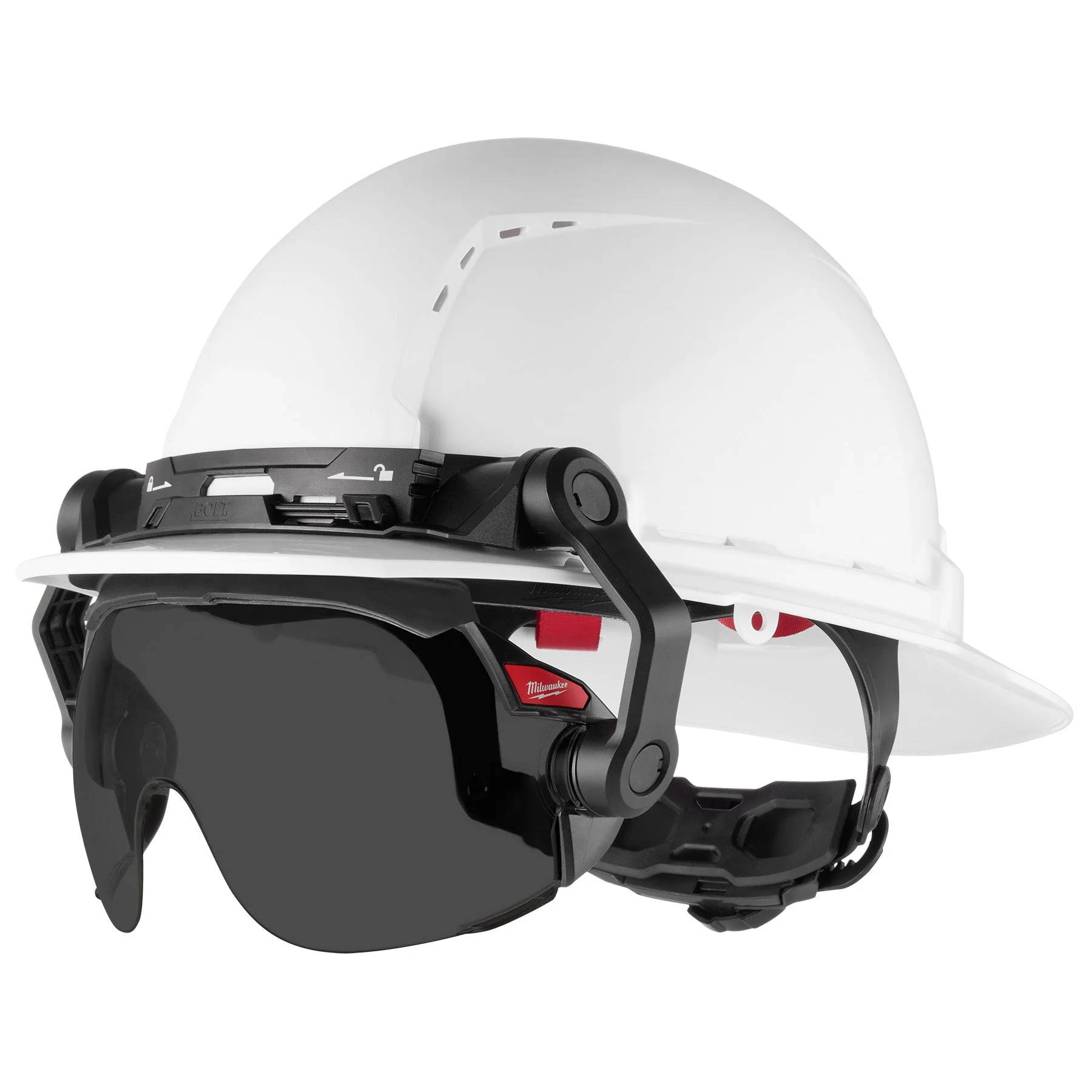 Milwaukee  BOLT™ Gasketed Eye Visor - Dual Coat Lens (Compatible with Milwaukee® BOLT™ Safety Helmets & BOLT™ Hard Hats) - Image 9