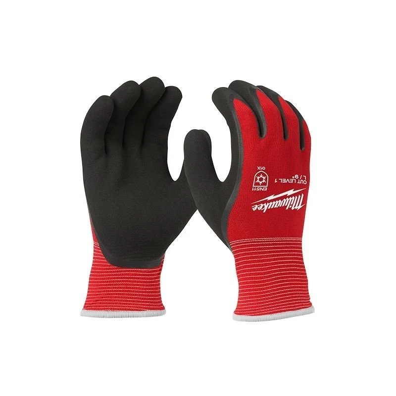 Milwaukee Cut Level 1 Insulated Winter Dipped Gloves - Image 8