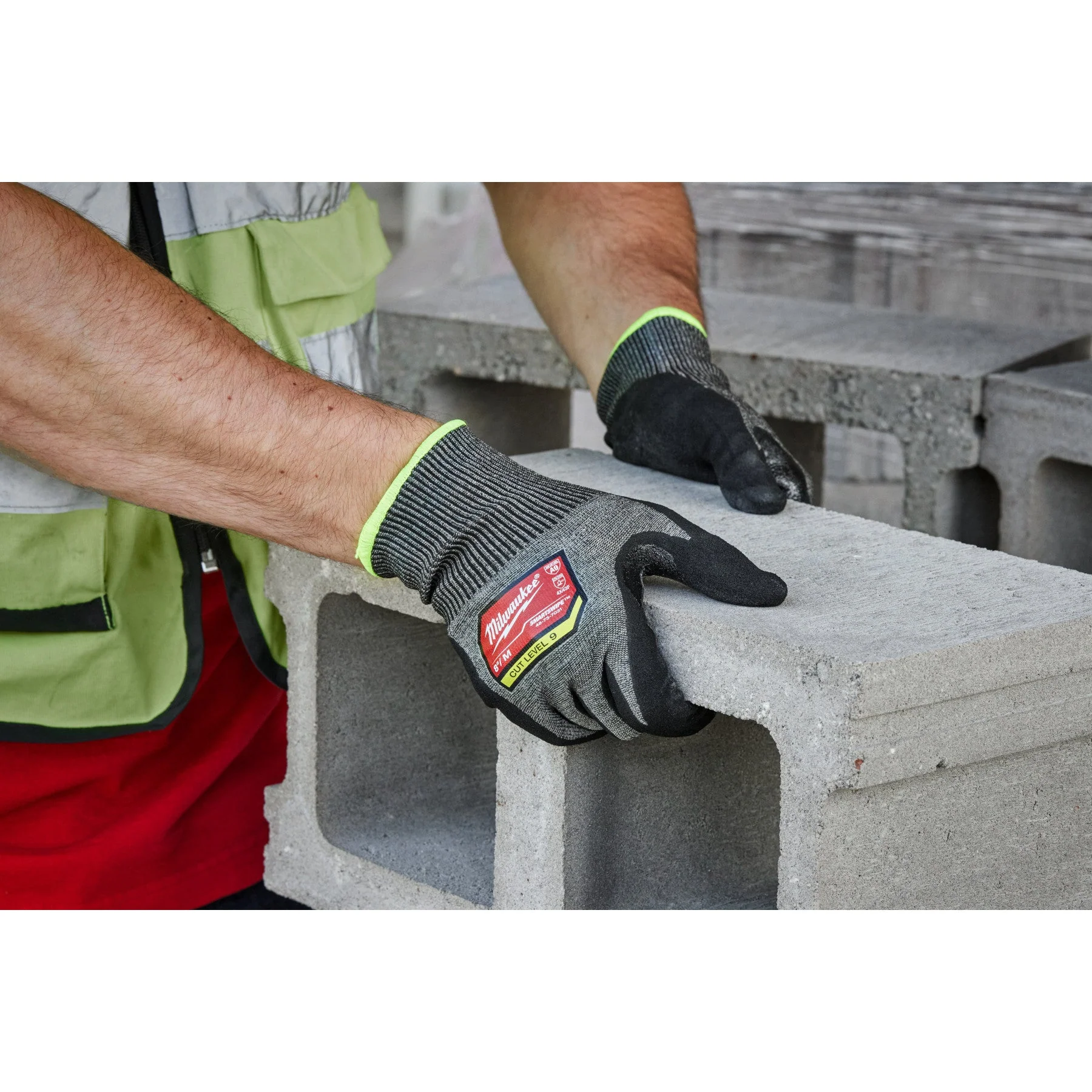 Milwaukee Cut Level 9 High-Dexterity Nitrile Dipped Gloves SM - Image 8
