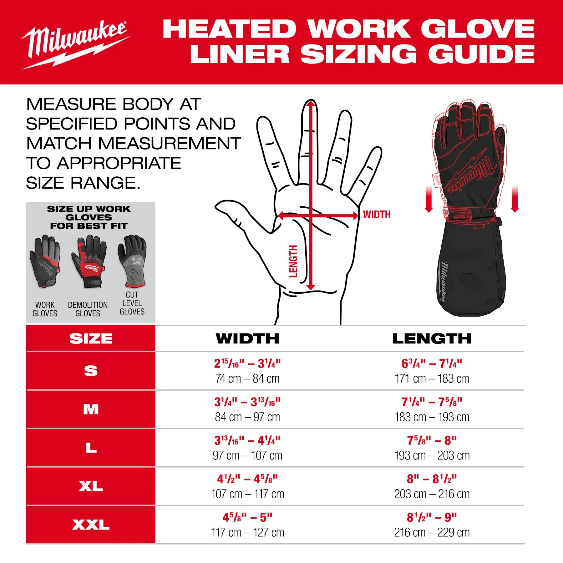 Milwaukee Heated Winter Glove Liner - Image 3