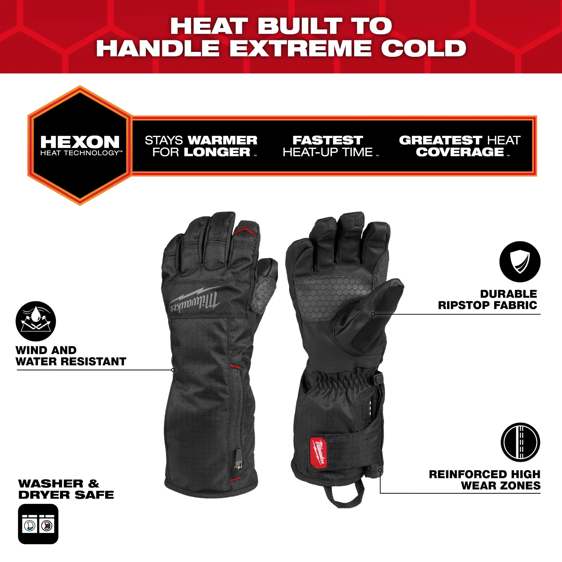 Milwaukee Heated Winter Gloves - Image 3