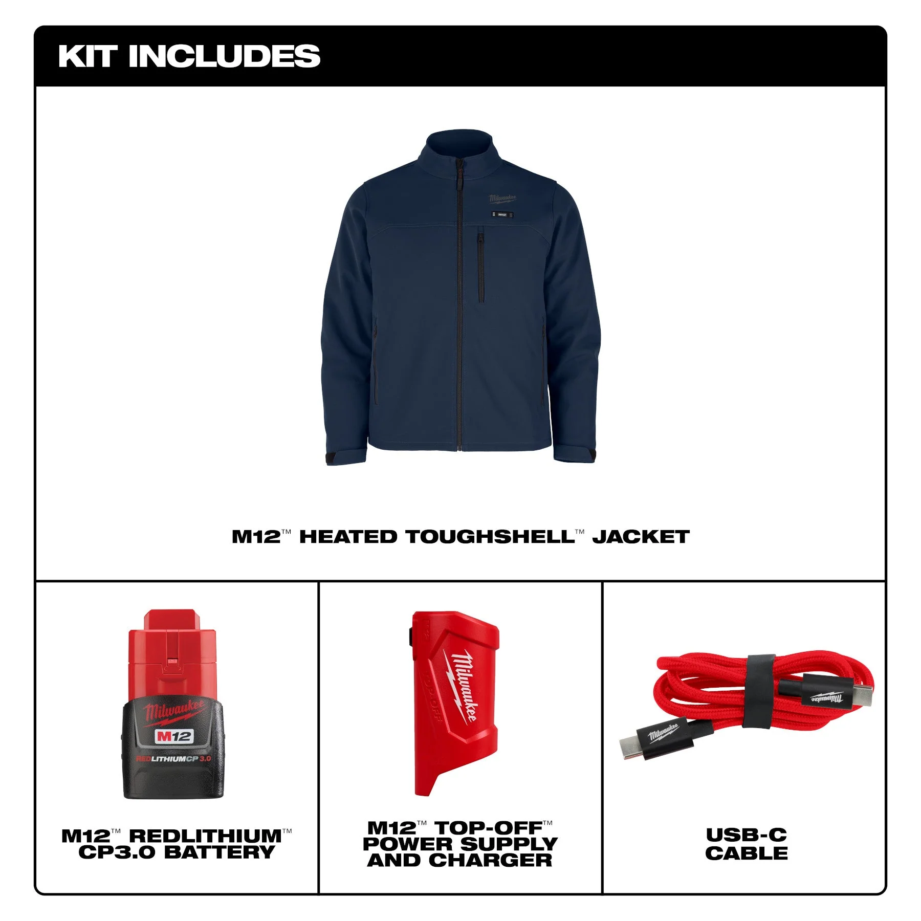 Milwaukee M100-21 M12™ Heated TOUGHSHELL™ Jacket - Image 12