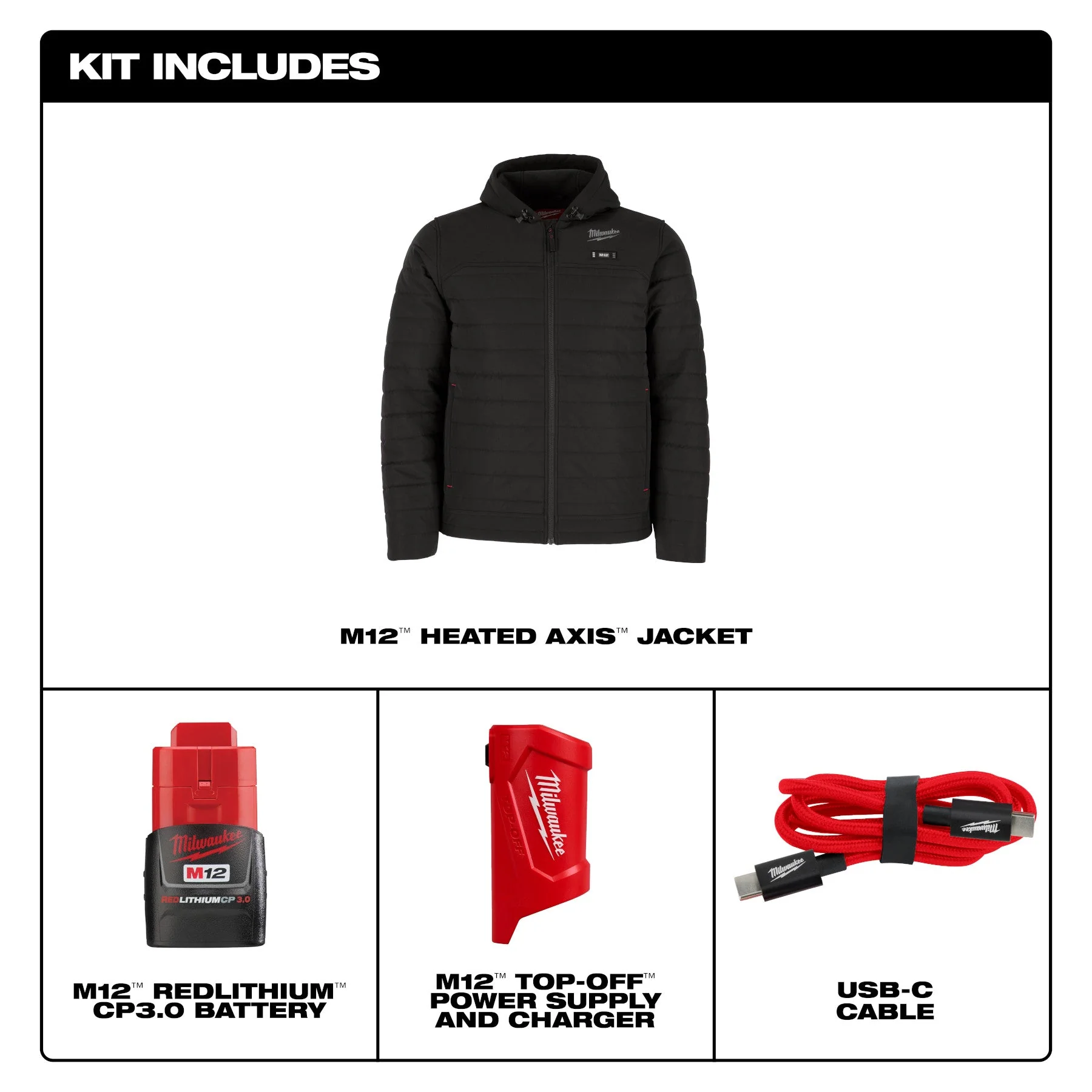Milwaukee M102-21 M12™ Heated AXIS™ Jacket - Image 3