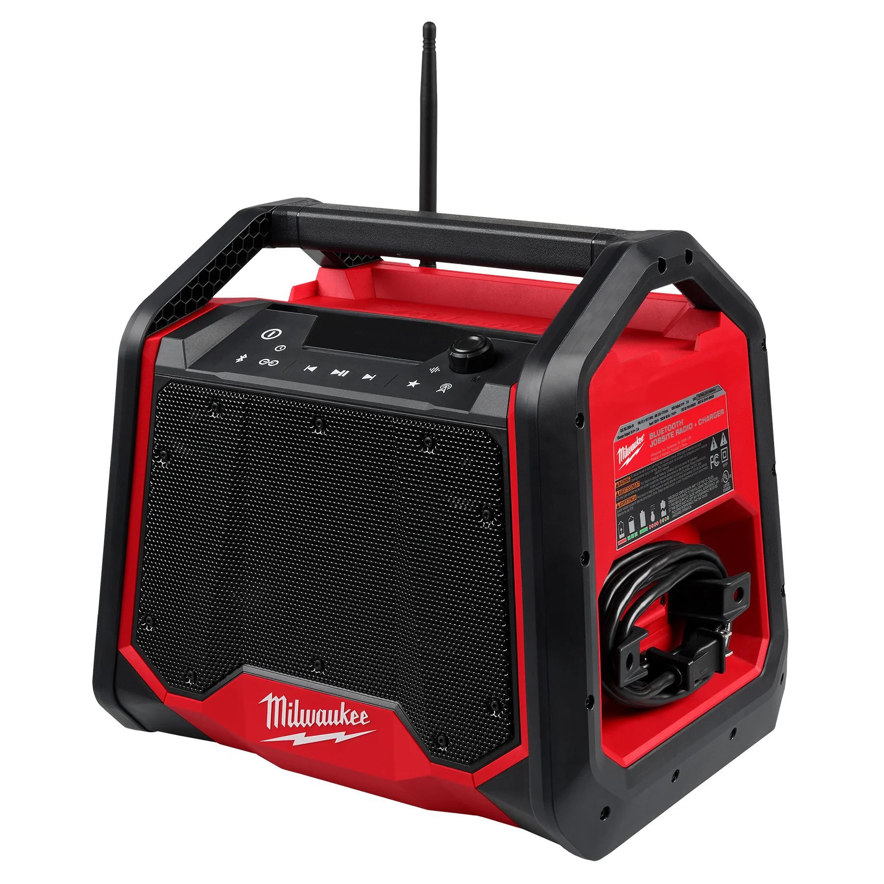 Milwaukee M18 BLUETOOTH® JOBSITE RADIO + CHARGER 2956-20 - Image 3