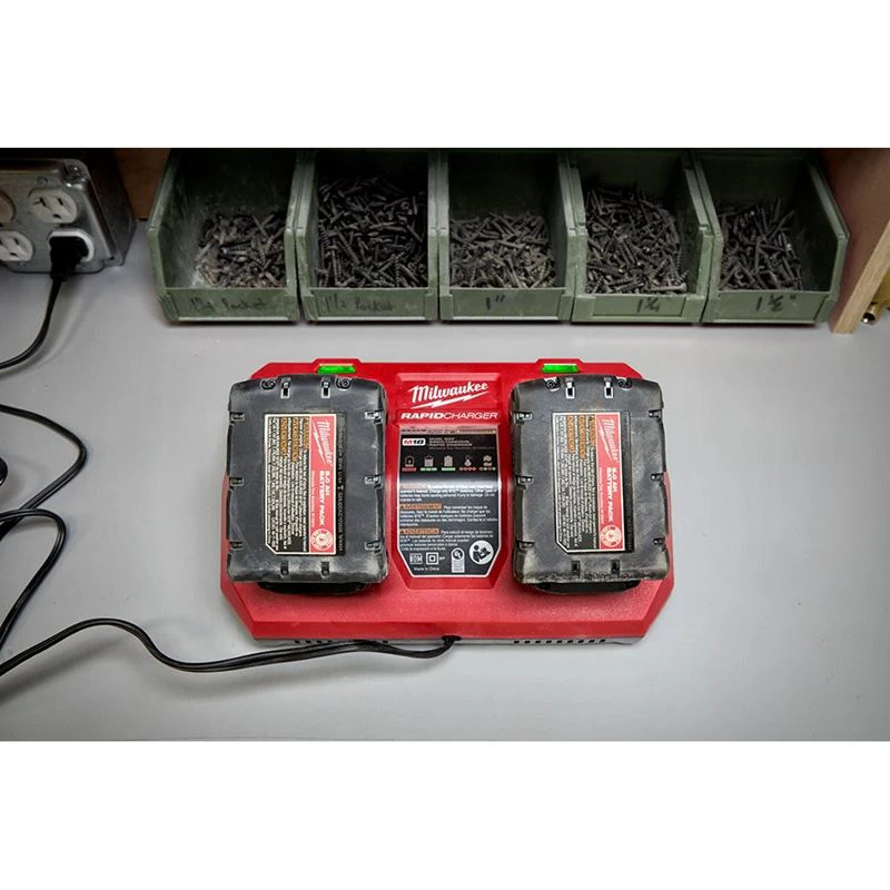 Milwaukee M18 Dual Bay Charger - Image 8
