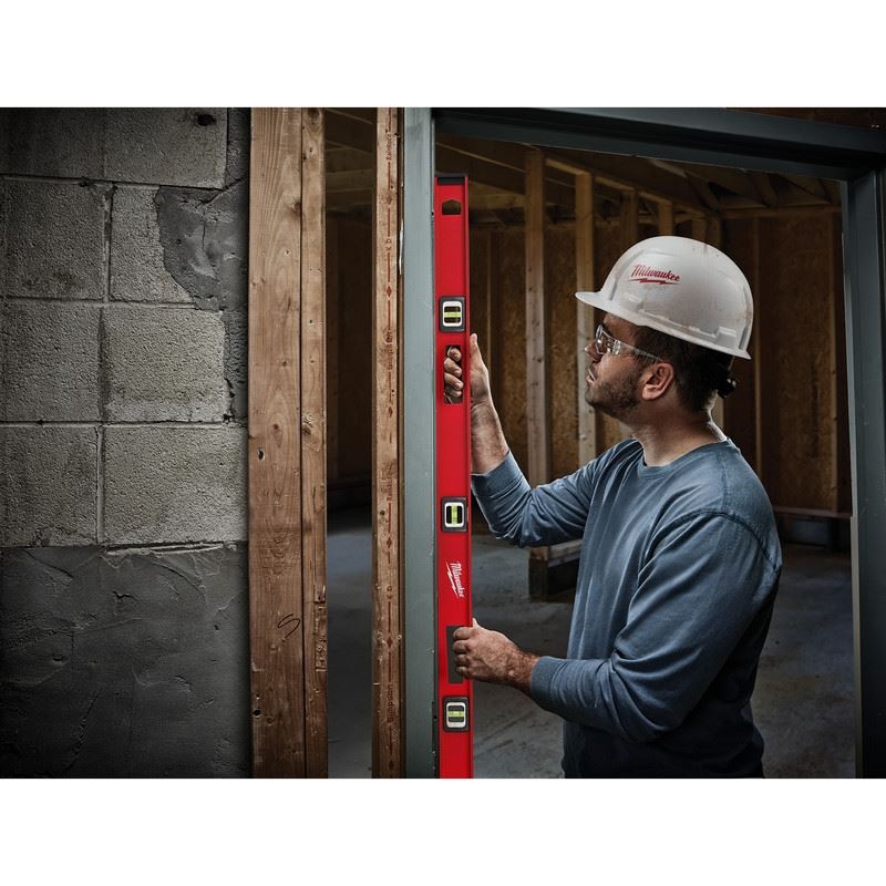Milwaukee MLIBM48 48in Magnetic I-Beam Level - Image 6