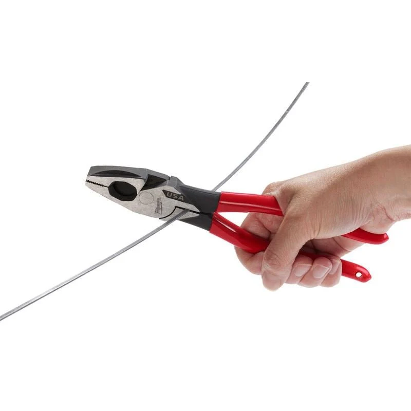 Milwaukee MT500 9in Linemans Dipped Grip Pliers (USA) - Image 5