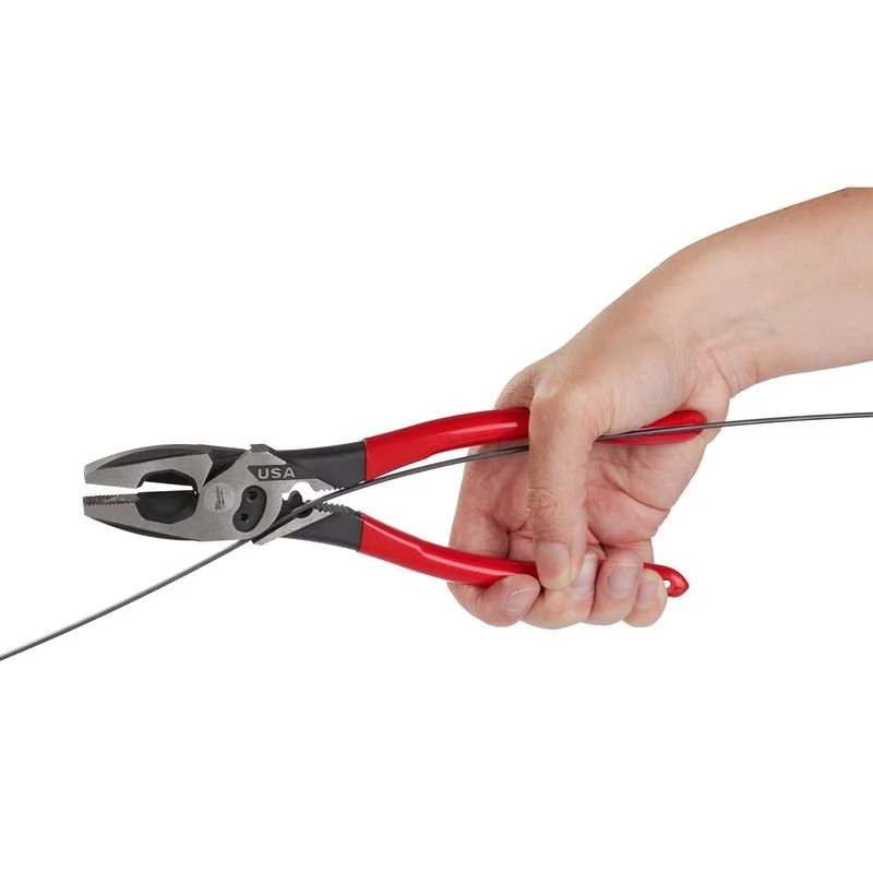 Milwaukee MT500C 9in Linemans Dipped Grip Pliers w/ Crimper Bolt Cutter (USA) - Image 3
