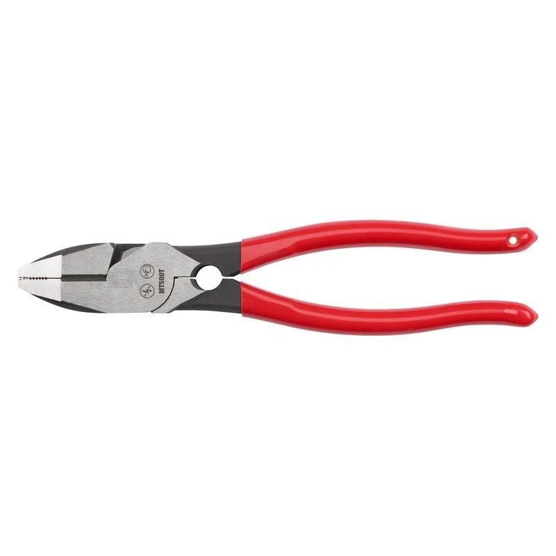 Milwaukee MT500T 9in Linemans Dipped Grip Pliers w/ Thread Cleaner (USA) - Image 4