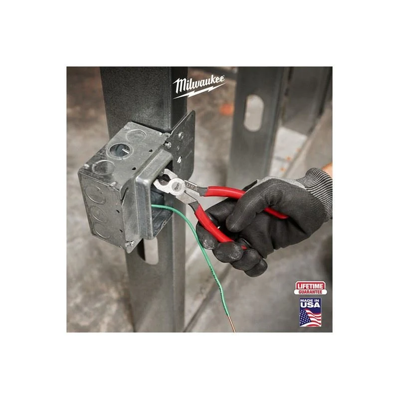 Milwaukee MT505 8in Long Nose Dipped Grip Pliers (USA) - Image 16