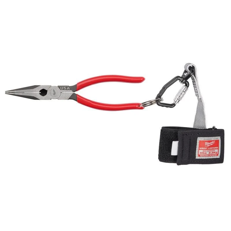 Milwaukee MT505 8in Long Nose Dipped Grip Pliers (USA) - Image 9