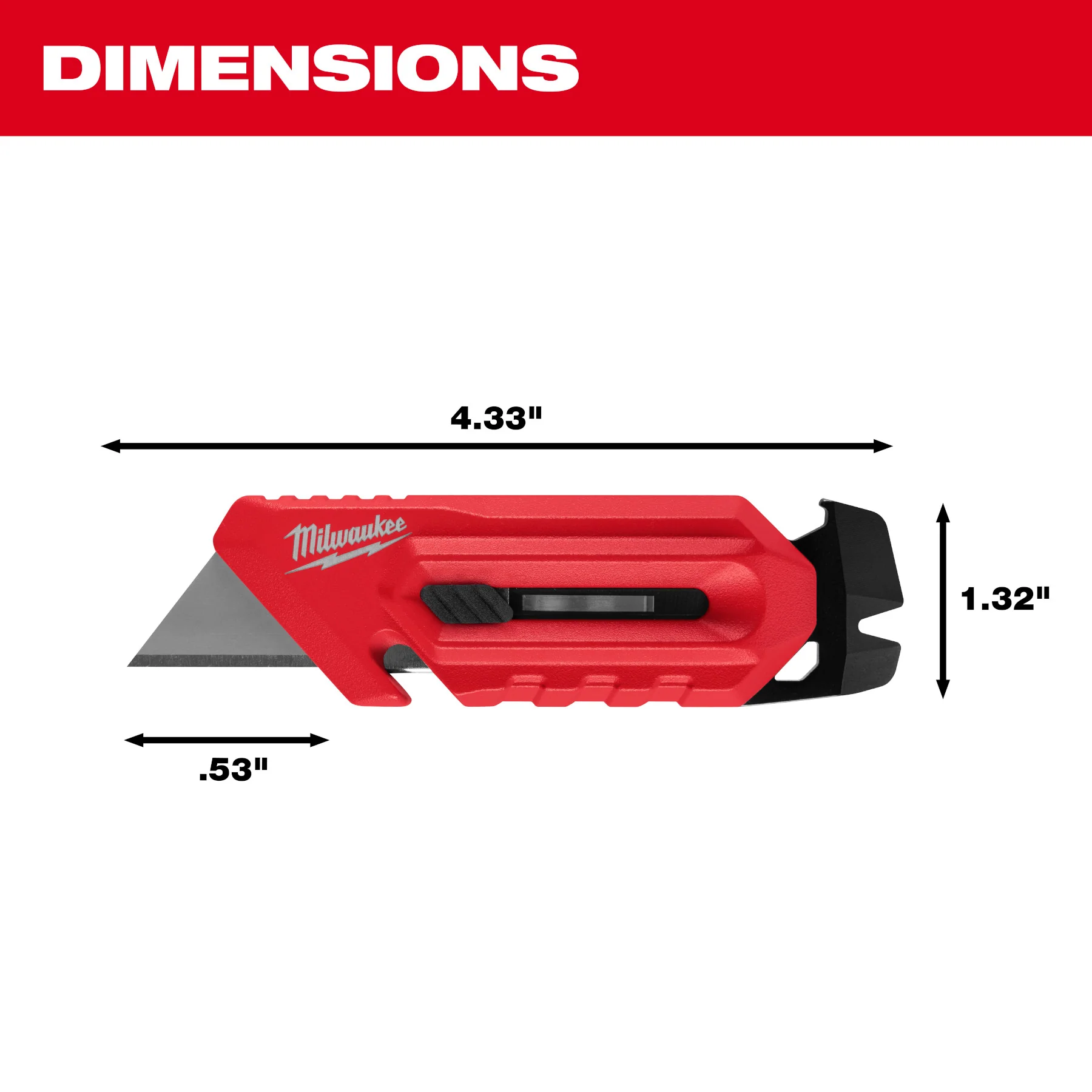 Milwaukee Multi-Function Compact Utility Knife 48-22-1517 - Image 7