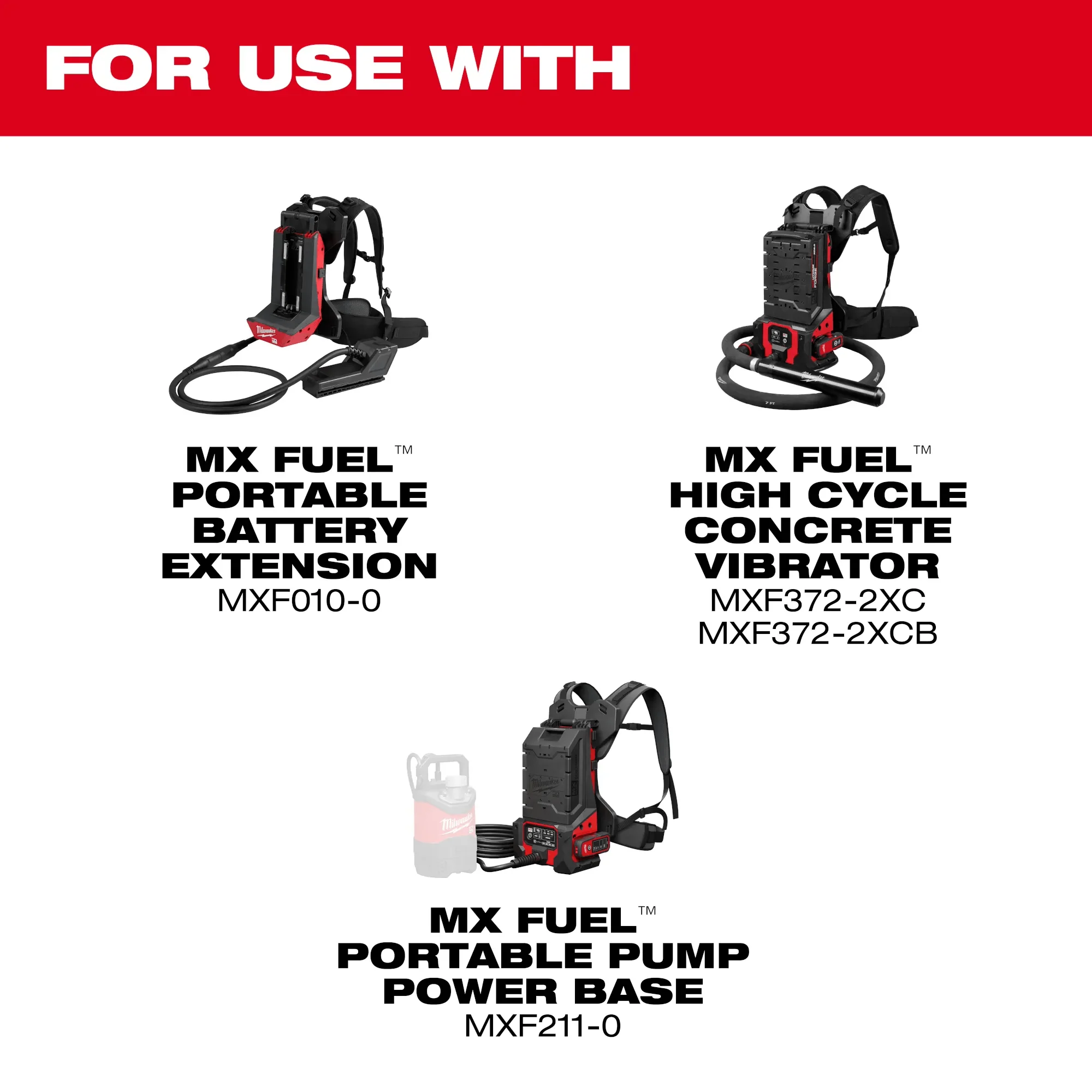 Milwaukee MX Backpack Harness Kit - Image 2