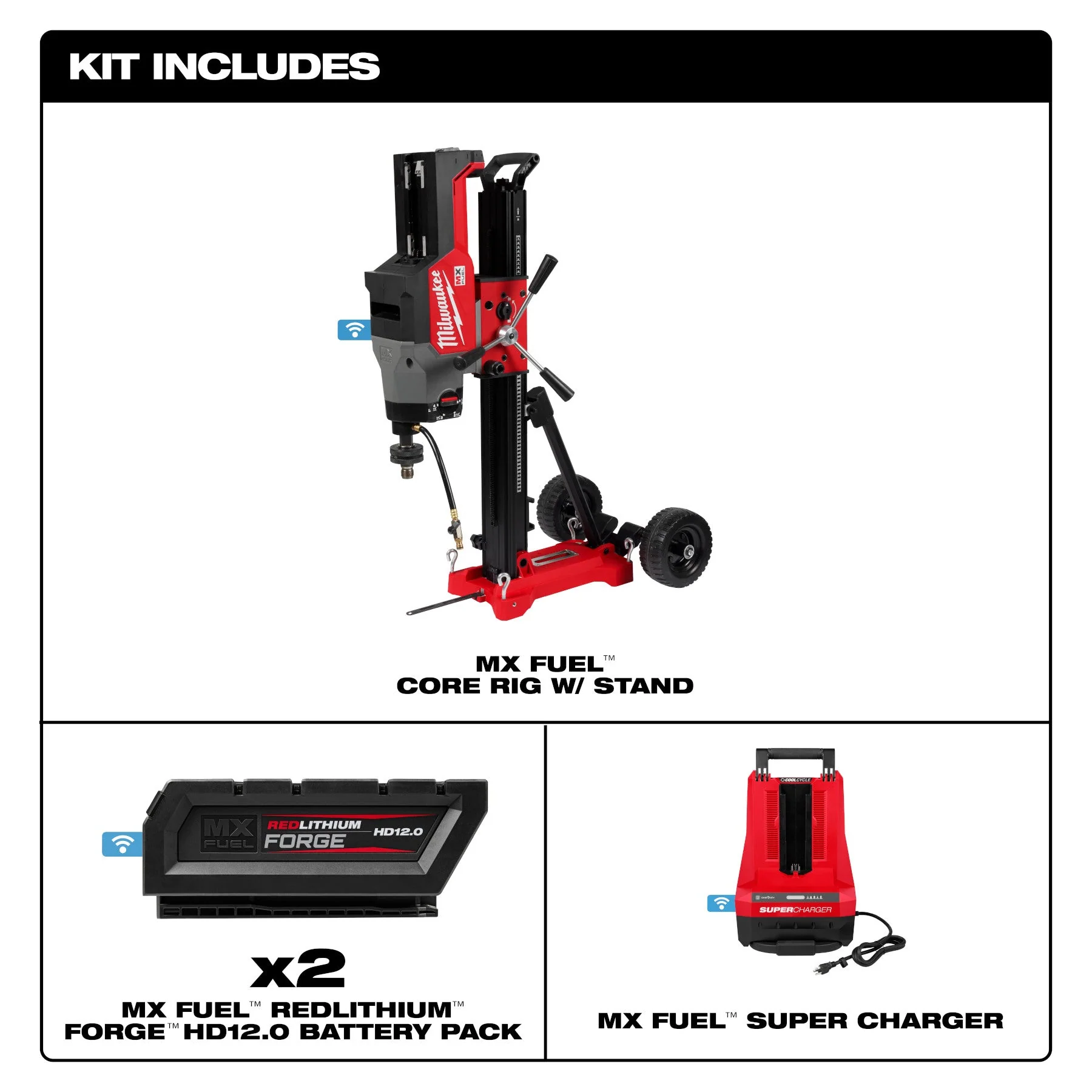 Milwaukee MXF302-2HD MX FUEL™ Core Rig w/ Stand Kit - Image 18