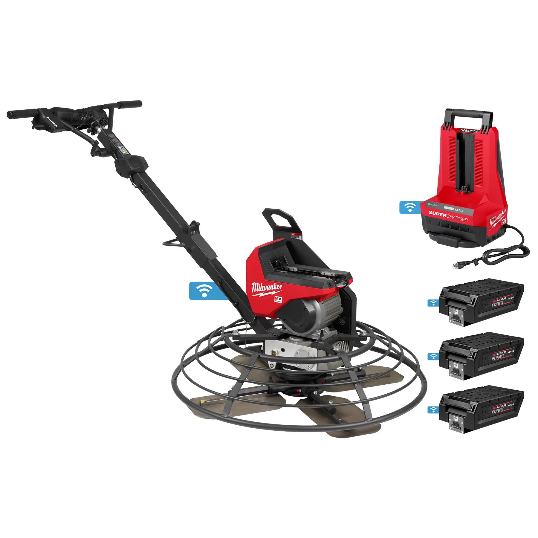 Milwaukee MXF336-3HD MX FUEL™ 36" Walk-Behind Trowel Kit