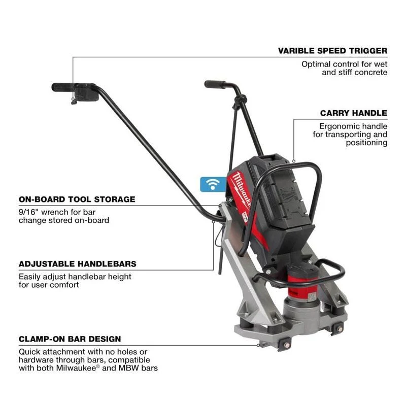 Milwaukee MXF381-2CP MX FUEL Vibratory Screed Kit - Image 3