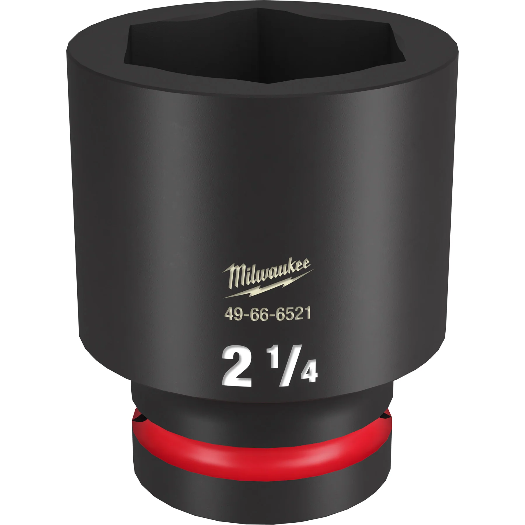 Milwaukee SHOCKWAVE™ Impact Duty 1" Drive 2-1/4" Deep 6 Point Socket 49-66-6521