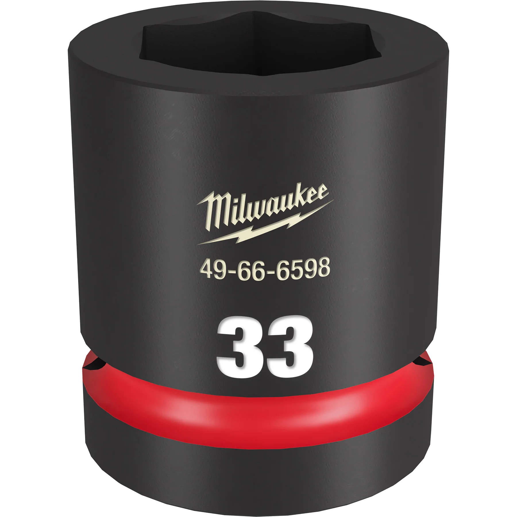 Milwaukee SHOCKWAVE™ Impact Duty 1" Drive 33MM Standard 6 Point Socket 49-66-6598