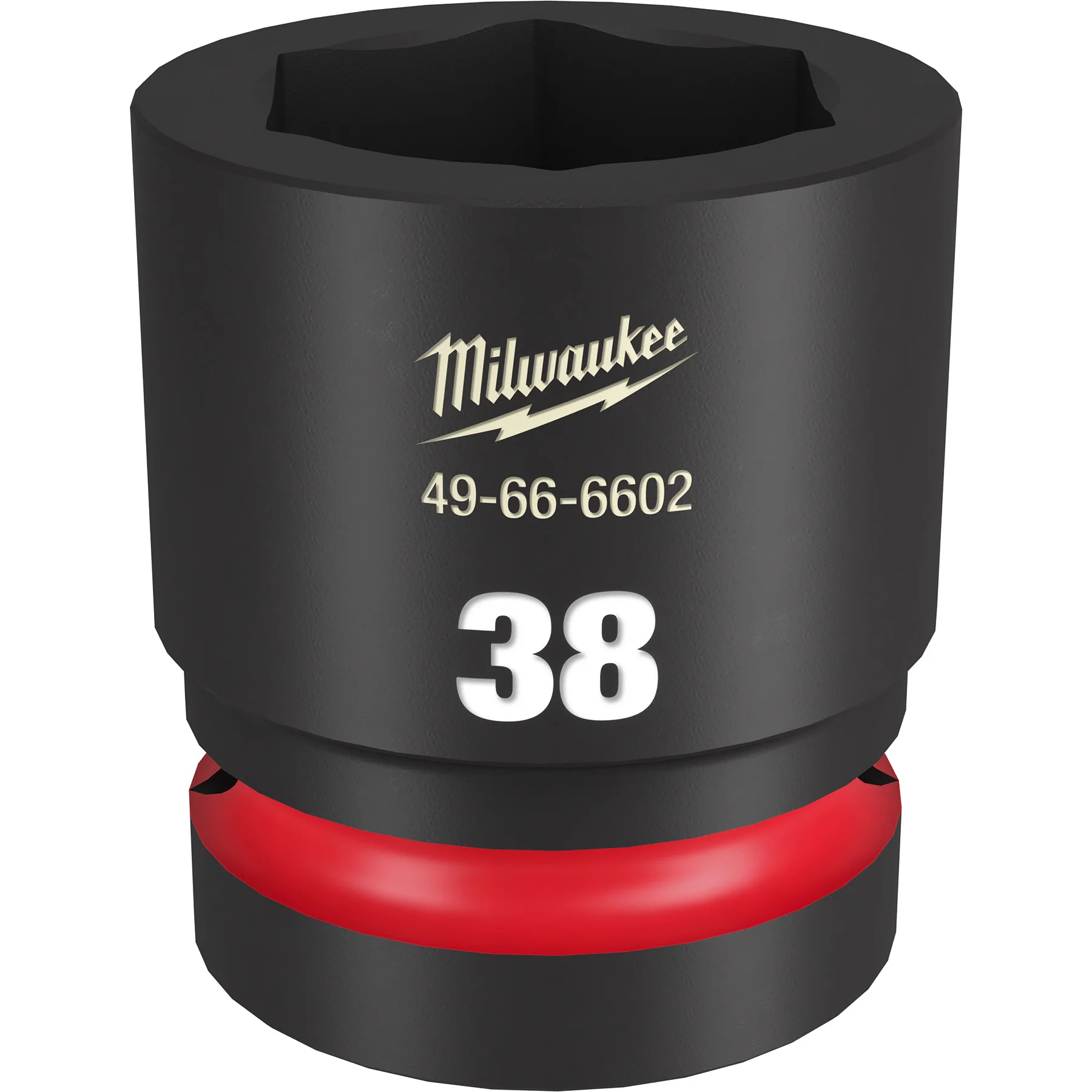 Milwaukee SHOCKWAVE™ Impact Duty 1" Drive 38MM Standard Shallow 6 Point Socket 49-66-6602