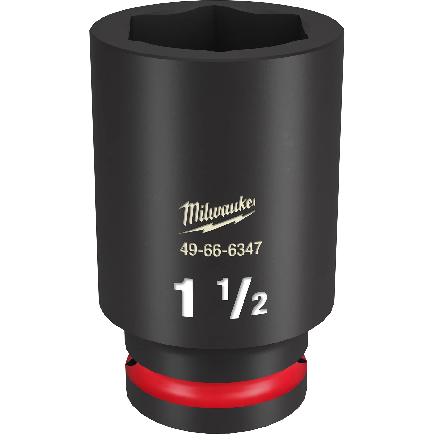 Milwaukee SHOCKWAVE™ Impact Duty 3/4" Drive 1-1/2" Deep 6 Point Socket 49-66-6347