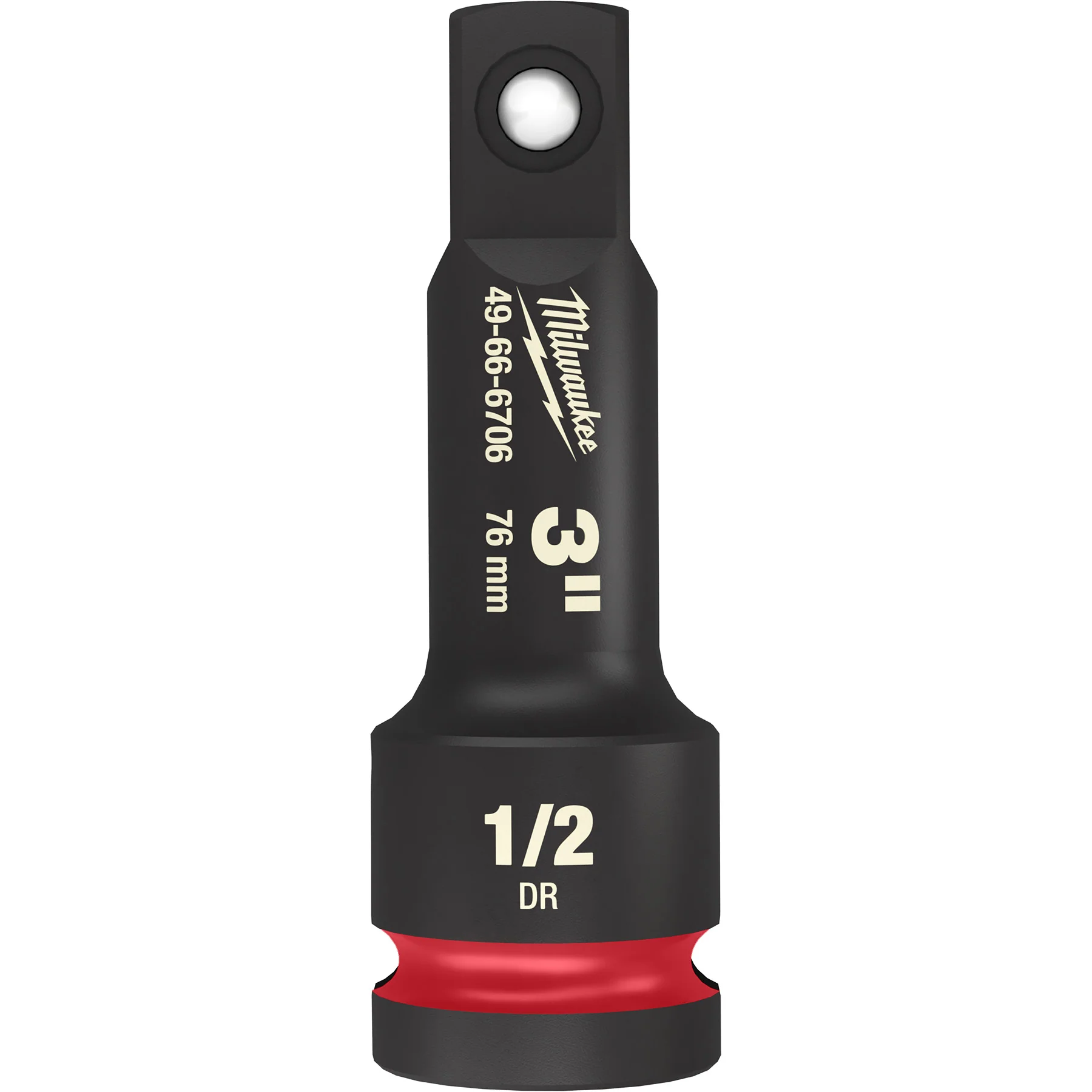 Milwaukee SHOCKWAVE Impact Duty™ 1/2 in Drive 3 in Length Socket Extensions 49-66-6706 - Image 2