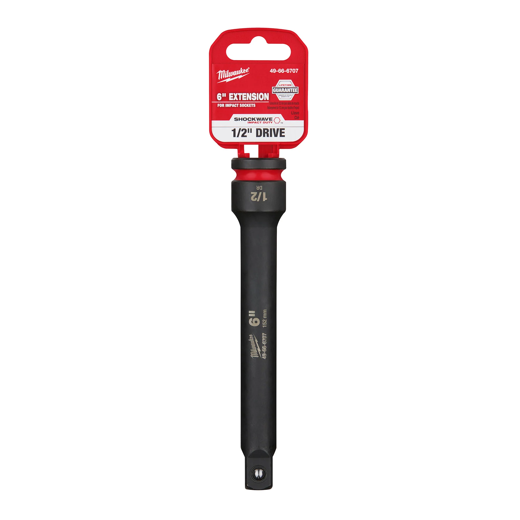 Milwaukee SHOCKWAVE Impact Duty™ 1/2in Drive 6in Length Socket Extensions 49-66-6707 - Image 2