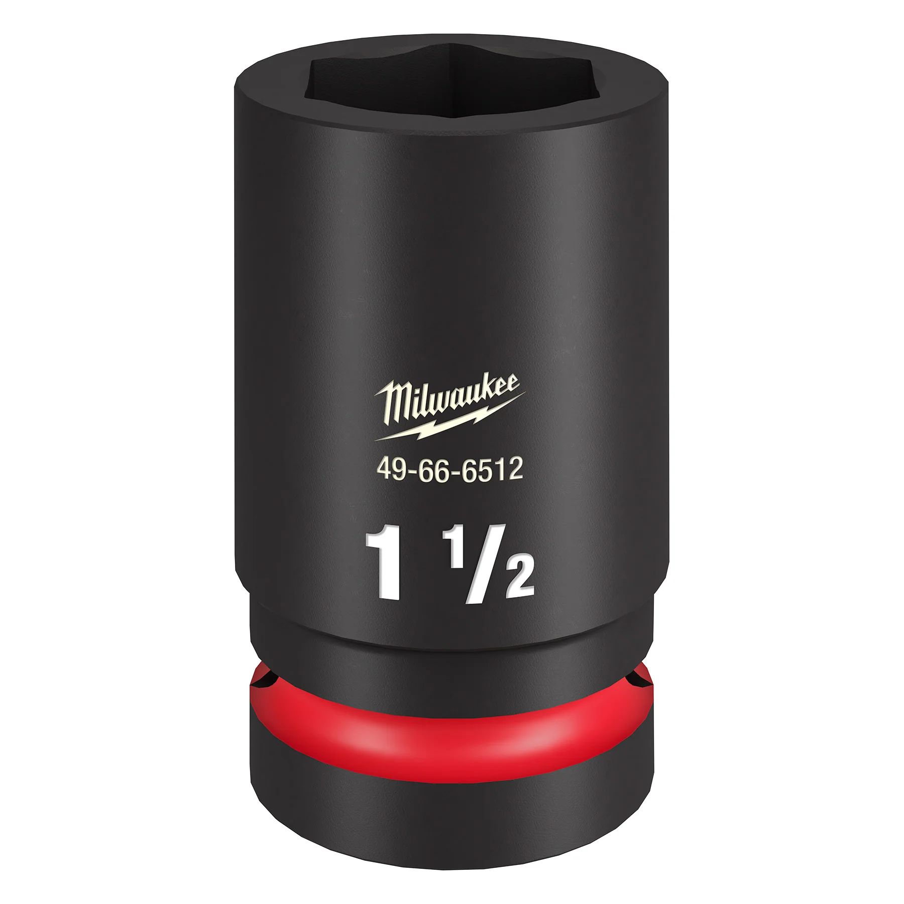 Milwaukee SHOCKWAVE Impact Duty™ 1" Drive 1-1/2" Deep 6 Point Socket 49-66-6512 - Image 2